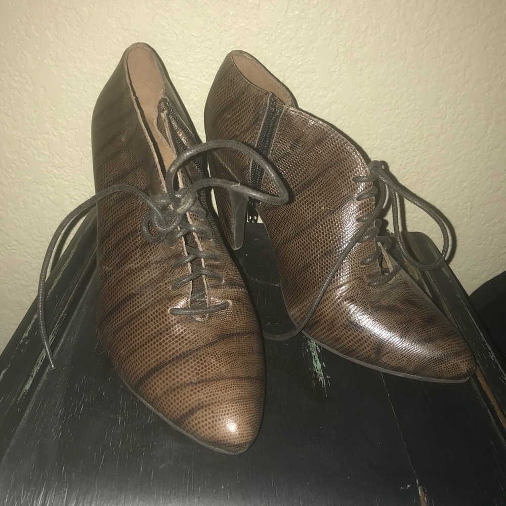 Jeffrey Campbell lace up heels